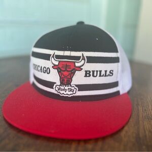 Mitchell & Ness Chicago Bulls Red and Black Cap
